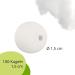 MCE-Commerce A0015102 Cotton Balls 15mm - 100 Pieces White Cellulose - Ideal for Crafting & Beauty - Buy Online on GoSupps.com