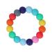 Food Grade Silicone Chew Necklace & Bracelet Set for Teething Babies - Colorful & Portable Teether Toys for Autism & Anxiety Relief - Buy Online on GoSupps.com
