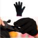 Flat Iron Travel Mat & Heat-Resistant Glove | Lessmon Black Matte - Protect Your Curls & Styling Tools (22.9 x 16.5 cm) - Buy Online on GoSupps.com