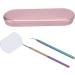 Premium Colorful Eyelash Extension Tweezers Set - Stainless Steel Knuckle Handle Glass Mirror & Storage Box | Easy Operation & Light Design - Buy Online on GoSupps.com