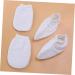 Ipetboom Warming Gloves 2 Pairs Take a Bath Insulation Cotton White Warm Gloves - Buy Online on GoSupps.com