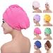 Buy Gbyj Microfiber Hair Drying Wrap for Women - Quick-Dry Turban Towel Hat Cap for Swimming & Bath White - 60x20 cm - Buy Online on GoSupps.com