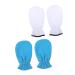 Healeved 2 Pairs Essential Oil Gloves Hand Spa Gloves Hand Spa Mittens Washable Wax Mitts Thermal Hand Liner Paraffin Wax Warmer Portable Paraffin Mitts Wax Gloves Care Bag Major Flannel