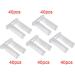 Zwindy 200 Transparent Plastic Glasses Plugs & 5 Glasses Repair Tools - Perfect for Borderless Glasses Fastening Accessories - Buy Online on GoSupps.com