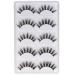 LASGOOS 5 Pairs 3D Real Mink False Eyelashes - 100% Siberian Mink Fur Luxurious Natural Look D108 - Buy Online on GoSupps.com
