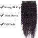 18" Afro Kinky Curly Clip in Human Hair Extensions DOUBLE WEFT #1B Natural Black (120g) - Buy Online on GoSupps.com