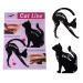 WOO LANDO Cat Eyeliner Template for Precise Eyeliner Set of 2 Cat Shapes for Eyeliner Smokey Eyes and Cat Eyes Reusable Flexible and Ideal for Beginner Makeup