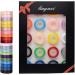 20 Colors Double Faced Polyester Satin Ribbon - 3/8 Wide - 100 Yards - Perfect for Christmas Wrapping, Crafts, Hair Bows, Wedding Decorations - 5 Yard/Roll - Silk Ribbon for Various Projects - Buy Online on GoSupps.com