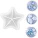 STOBOK Epoxy Mold 2pcs Dish Mold Candy Container Silica Gel White Craft Mold Whitex2pcs 15.5X15.5CMx2pcs - Buy Online on GoSupps.com