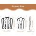 8 Pieces Combs Vintage Alloy Hair Pins Side Combs U Shape Hair Accessories Combs Metal Hair Pins U-Shape Side Combs - Buy Online on GoSupps.com