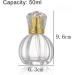 Vintage Pumpkin Shape 50ml Perfume Bottle - Refillable Glass Atomizer with Fine Mist Sprayer - International Shipping Available - Buy Online on GoSupps.com