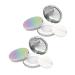 Outanaya 2pcs Box Powder Box Powder Puff Makeup Powder Containers Powder Storage Cases Body Bracket Clamshell