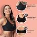 Shapermint Compression Wirefree High Support Bra | Plus Size, Back Support | Chocolate - Large - Buy Online on GoSupps.com