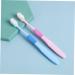 Buy Mobestech Cartoon Toothbrush Set - 4 Small Brush Heads | Eco-Friendly & Fun for Kids | International Shipping Available - Buy Online on GoSupps.com