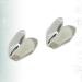 ULTNICE Silver Single Tooth Fangs Cap Hip Hop Grills Set - Dental Grill for Top and Bottom Teeth - Buy Online on GoSupps.com