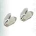 EXCEART 4pcs Silver Plated Small Single Tooth Cap - Hip Hop Teeth Grill Decoration - Buy Online on GoSupps.com