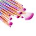 10-Piece Mermaid Makeup Brush Set - Colorful Fish Tail Eyeshadow Eyeliner & Concealer Brushes - International Shipping - Buy Online on GoSupps.com