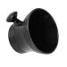 Black Plastic Shaving Bowl & Soap Dish - Men's Shaving Foam Cream Bowl for Effortless Grooming | International Shipping - Buy Online on GoSupps.com