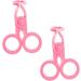 Magideal Eyelid Stretching Tools - 2 Piece Eye Care Kit for Contact Lens Users - Perfect for Home Travel & Parties - Pink - Buy Online on GoSupps.com