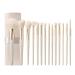 Bisque 14 Makeup Brush Set Eye Soft Portable Eye Shadow Brush Set(As the picture shows D) As the picture shows D