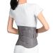 Back Brace With 3 Removable Lumbar Pads Men Women Work Fitness Waist Back Support Tummy Control Breathable Lumbar Decompression Belt For Lower Back Pain Relief (Color : Gray Size : X-Large) X-Large Gray