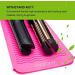 ANGENIL Silicone Mat Pouch for Professional Hair Straightener/Curling Iron 2 in 1 Titanium Ceramic Flat Iron/Curling Wand Pink - Buy Online on GoSupps.com
