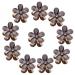 Nivofu 10 Pcs Black Mini Diamond Hair Claw Clips Small Pearl Hair Clips Flower Hairpins Hair Accessories for Girls Women Sweet Barrettes Hair Styling Accessories for Daily Date Party Wedding