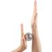 Layhou 2-Piece Magnetic Acupressure Hedgehog Massage Balls - Large 56mm Spiked Massage Device - Silver - Buy Online on GoSupps.com