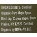 Crown Maple Very Dark Color Strong Taste Organic Maple Syrup - 12.7 Fl Oz - Buy Online on GoSupps.com