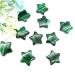 Natural Crystal Rough 1pc Natural Green Malachite Star Shaped Crystal Carved Figurine Gift Fashion Jewelry Natural Stones and Crystals