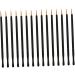 FOMIYES 50pcs White Eyeliner Pencil Gel Eyeliner Pot Eyeliner Eye Shadow Brush Liquid Thin Angle 10X0.5cm Orange - Buy Online on GoSupps.com