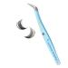 Lash Tweezers for Eyelash Extensions Lash Applicator Tool Lash Cluster Tweezers High Precision Eyelash Tweezers for Lash Extensions Tweezers for DIY Lashes Tweezers Kit Lash Tools (Blue) Lash Tweezers-Blue