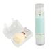 Flower Shape Rotatable Makeup Brush - Ideal for Blush Application | White Blue | International Shipping - Buy Online on GoSupps.com