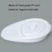 Bedpan with Lid & Handle Firm Thick Stable PP Bedpan Portable Bed Pans for Bedridden Patient for Men and Women - Buy Online on GoSupps.com
