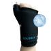 Coldest Thumb Wrist Ice Pack 360 - Adjustable Hand Support Brace Reusable Gel Pack Hot Cold Therapy for Pain Relief of Carpal Tunnel Rheumatoid Arthritis Tenosynovitis Tendonitis (Large)