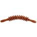 Massage roller back with handle massage wood anti-cellulite massage device back massage roller massage roller body scooter for neck legs body 1 piece natural wood color (12 wheels-B)