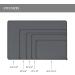 Reopet Silicone Dog Cat Bowl Mat - Non-Stick Waterproof Food Pad, Multiple Colors & Sizes - 18.5 x 11.5 Grey - Buy Online on GoSupps.com