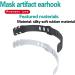 Premium Adjustable Mask Hooks - Anti-Slip Ear Grips & Extension for Comfort - 1 Piece in White - Buy Online on GoSupps.com