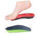 FRCOLOR 1 Pair Foot Care Insoles Walking Hiking Insoles High Arch Shoe Insert Sports Shoe Pads Orthotic Insoles Shoe Inserts Flat Arch Plantar Shoe Cushions Absorb Sweat Half Pad Green M