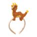 TQUXNGA Cartoon Stuffed Dragon Shape Hairband Photography Hair Holder New Year Party Headband for Girls Women Multiple Color Gold