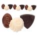 ibasenice Cutetito 12pcs Chocolate Decor Faux Dessert Shop Display Prop Pvc Doll House Little Vacation Vogueish
