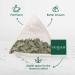 VAHDAM Pure Mint Herbal Tea - 100 Pyramid Tea Bags - Caffeine Free Mint Blend with Peppermint & Spearmint - 100% Natural Ingredients | Mint Tea Bags - Buy Online on GoSupps.com