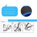 Adjustable & Breathable Anti Snoring Chin Strap - Purple Snore Reduction Solution for Children, Men, and Women - Buy Online on GoSupps.com