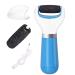 USB rechargeable electronic foot file foot pedicure tool  perfect foot cleaner  electric callus remover  used for cracked heel and dead skin  a total of 2 rolling grinding heads