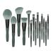DFHBFG 14pc Makeup Brush Set Full Set Large Fan Shaped Loose Powder Brush Beauty Tools Eye Shadow Brushes 1 D
