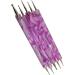 Manicure Pen 2 Way Dotting Pen Double Ended Nail Art Manicure Pedicure Dot Paint Dotting Painting Marbleizing Pen Tool Purple - Buy Online on GoSupps.com