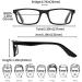 Suertree 3 Pack Reading Glasses - Classic Hinge Optics Lightweight +3.5 - Stylish Reading Aid for Men & Women - International Shipping Available - Buy Online on GoSupps.com