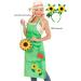 Shop Carnival Clothes: Ladies Gardener Apron & Headband Costume - One Size Floral Design - Buy Online on GoSupps.com