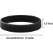 Meta Title: BRANDWINLITE Wholesale Silicone Rubber Bracelets 6pcs/pack or 12pcs/pack - Single Color Blank Bands (6pcs/Black Adult/8) - Buy Online on GoSupps.com