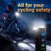 Super Bright 10000 Lumens USB Rechargeable Bike Light Front | IP65 Waterproof, 13 Lighting Modes | Perfect for All Road, Mountain Night Riding - Buy Online on GoSupps.com